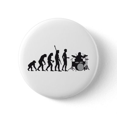 evolution drummer anstecknadel by Axel_67