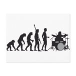 evolution drummer postcards