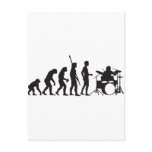 evolution drummer postcards