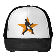 évolution e-guitar jouer du rock casquette