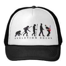 évolution e-guitar jouer du rock casquette de camionneur