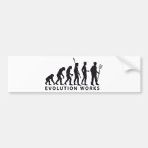 evolution farmer auto aufkleber