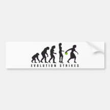 evolution female bowling autoaufkleber