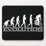 Evolution Female Cyclist Mouse Mat
