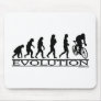 Evolution Female Cyclist Mouse Pad