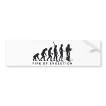 evolution firefighter autoaufkleber