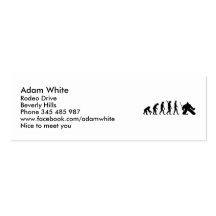Evolution Goalie Hockey Business Cards