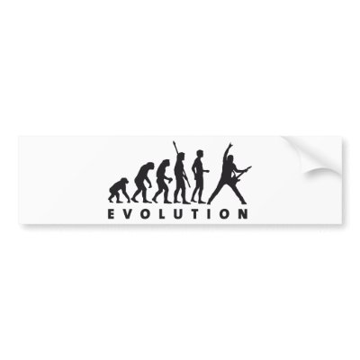 evolution guitar auto sticker by Axel_67