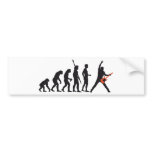 evolution guitar bumper stickers