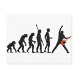 evolution guitar postcards