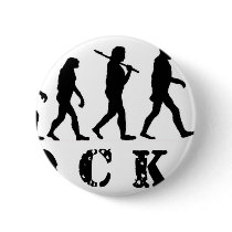 Evolution Hockey Pinback Button
