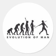 evolution javelin thrower stickers