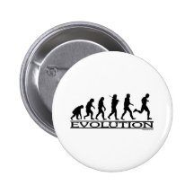Evolution - Man Running Pin