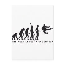 evolution martial arts postkarte