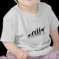 évolution martial sortes t-shirts