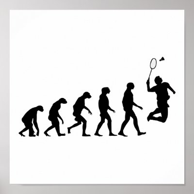 Evolution of Badminton by TheArtOfPamela