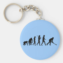 Evolution of Field hockey - Hockey gifts Key Chains