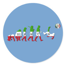 Evolution of Italian Football Italia Calcio gifts Stickers