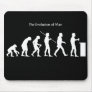 Evolution of Man comedy mousepad