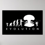 Evolution of Man - Rise of the Cockroach Print