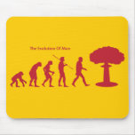 Evolution of Man sattrical mousepad