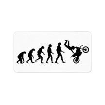 Evolution of Motocross Personalized Address Labels