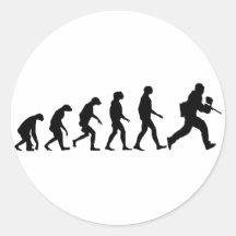 Evolution of Paintball Round Stickers