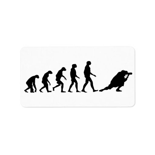 Evolution of Photography Personalized Address Label
