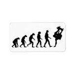 Evolution of Skateboarding Personalized Address Label