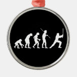 Evolution of the Ninja - from man to ninja Christmas Ornament