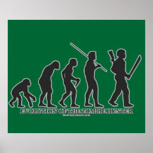 Evolution of the Zombie Hunter Poster