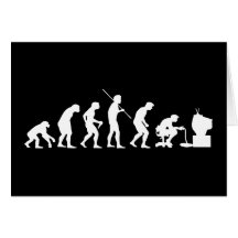 Evolution of Video Games Gaming Gamer Greeting Card
