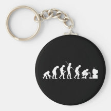Evolution of Video Games Gaming Gamer Keychains