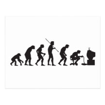 Evolution of Video Games Gaming Gamer Postcards