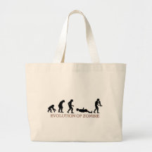 Evolution of Zombie Tote Bag