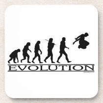 Evolution Parkour cork coasters
