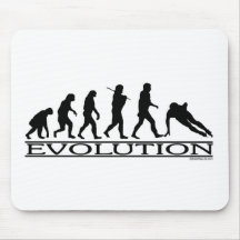 Évolution - patinage de vitesse tapis de souris