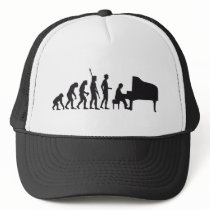 evolution piano baseball cap