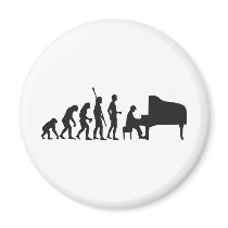evolution piano kühlschrankmagnet