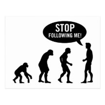 evolution post card