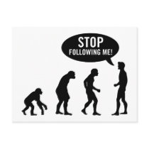 evolution post card