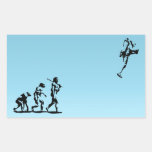 Evolution Rocket Rectangular Stickers