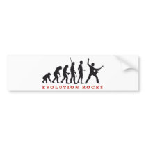 evolution rocks autoaufkleber