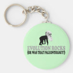 Evolution rocks key chains