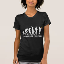 Evolution saxophon tshirts