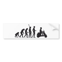 evolution scooter autoaufkleber