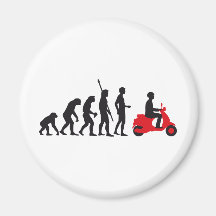 evolution scooter kühlschrankmagnete