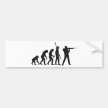 evolution shooting auto aufkleber
