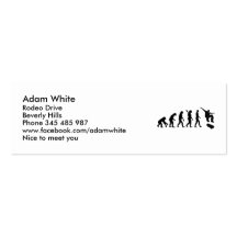 Evolution Skateboarding Business Cards