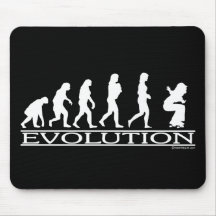 Evolution - Skateboarding - Female Mouse Mats